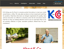 Tablet Screenshot of kco-innovations.com